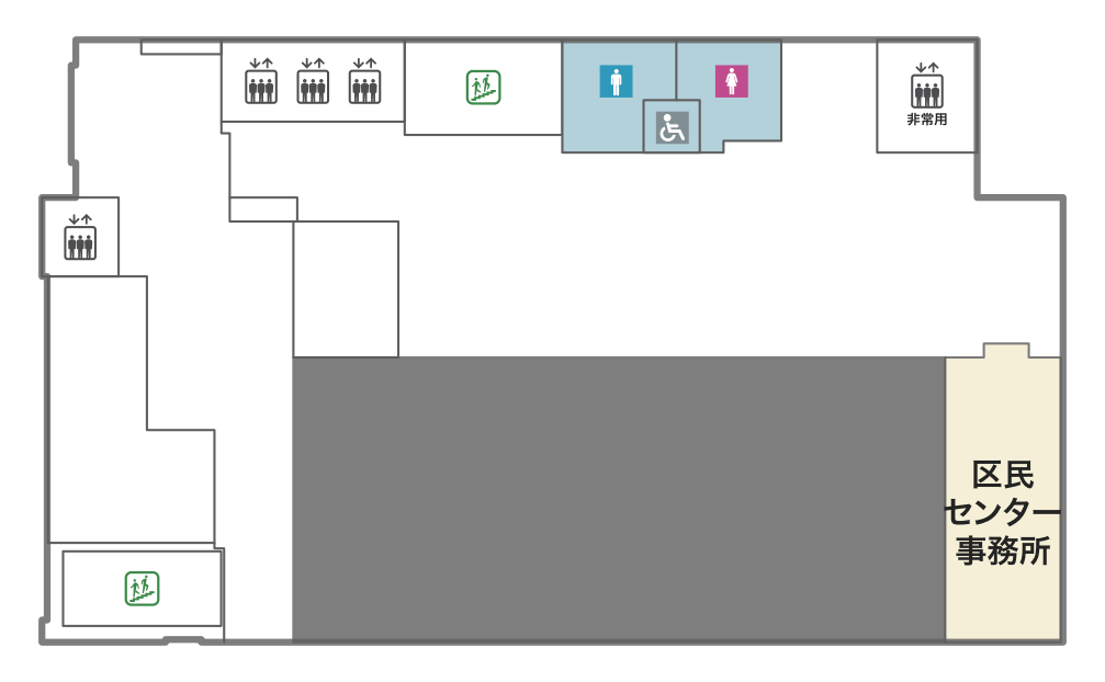 3F（受付はこちらの階です）
